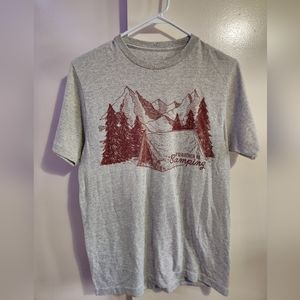 Sonoma Men's Small "I'd Rather Be Camping" Graphic T-Shirt